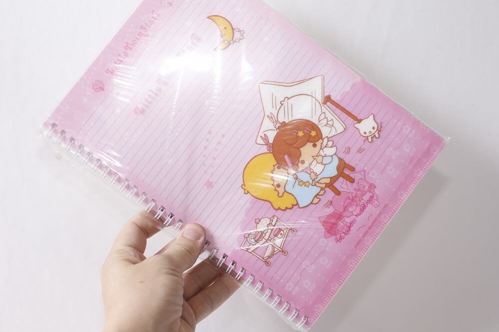 Japan Exclusive 2003 Sanrio Little Twin Stars B5 Holder Notebook Japan Statione